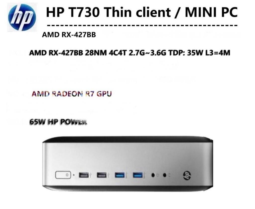 HP T730 Thin client, Computers en Software, Desktop Pc's, Ophalen, Gebruikt, 2 tot 3 Ghz