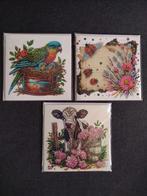 Pakket van 10 dubbele kaarten met envelop (handmade), Nieuw, Ophalen of Verzenden, Overig, Nvt