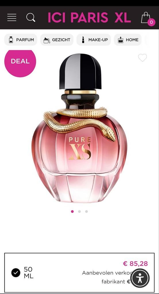 Paco Rabanne Pure XS Eau de Parfum 50ml., Ophalen of Verzenden, Nieuw
