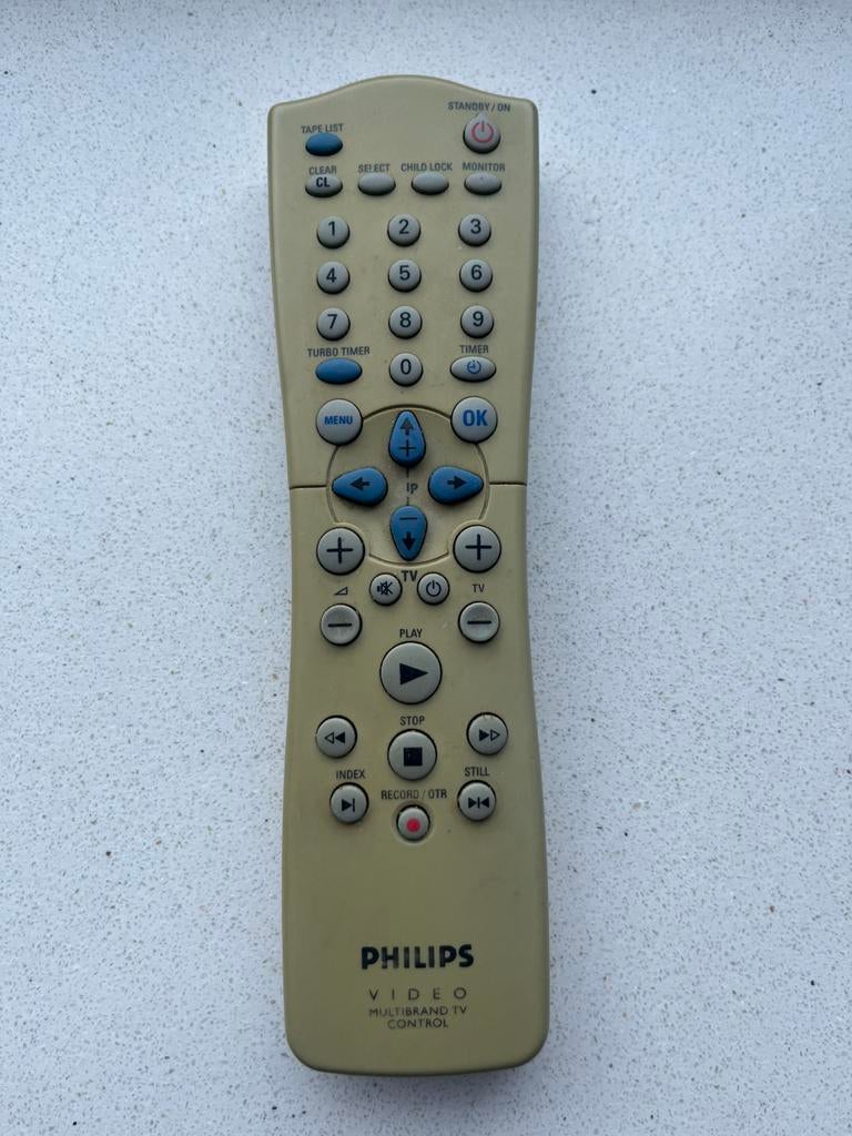 PHILIPS Video Multibrand TV Control, Ophalen of Verzenden, Zo goed als nieuw, Origineel, Vhs