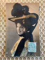 1906 Dame met hoed (PP), Ophalen of Verzenden, Voor 1920, Gelopen, Overige thema's
