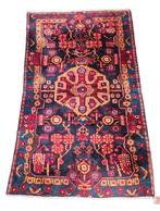Handmade Persian Nahavand carpet medallion 107x167cm, 100 tot 150 cm, Perzisch, Crème, Zo goed als nieuw