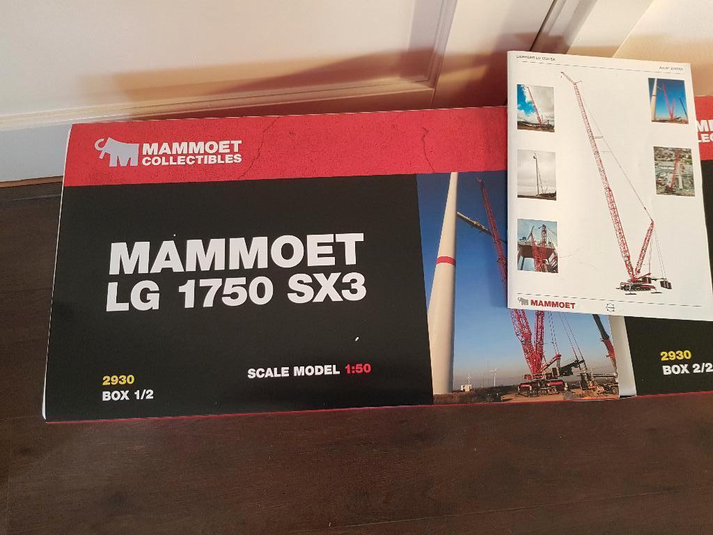 MAMMOET LIEBHERR LG 1750 SX3, Hobby en Vrije tijd, Modelauto's | 1:50, Nieuw, Hijskraan, Tractor of Landbouw, Conrad, Ophalen of Verzenden