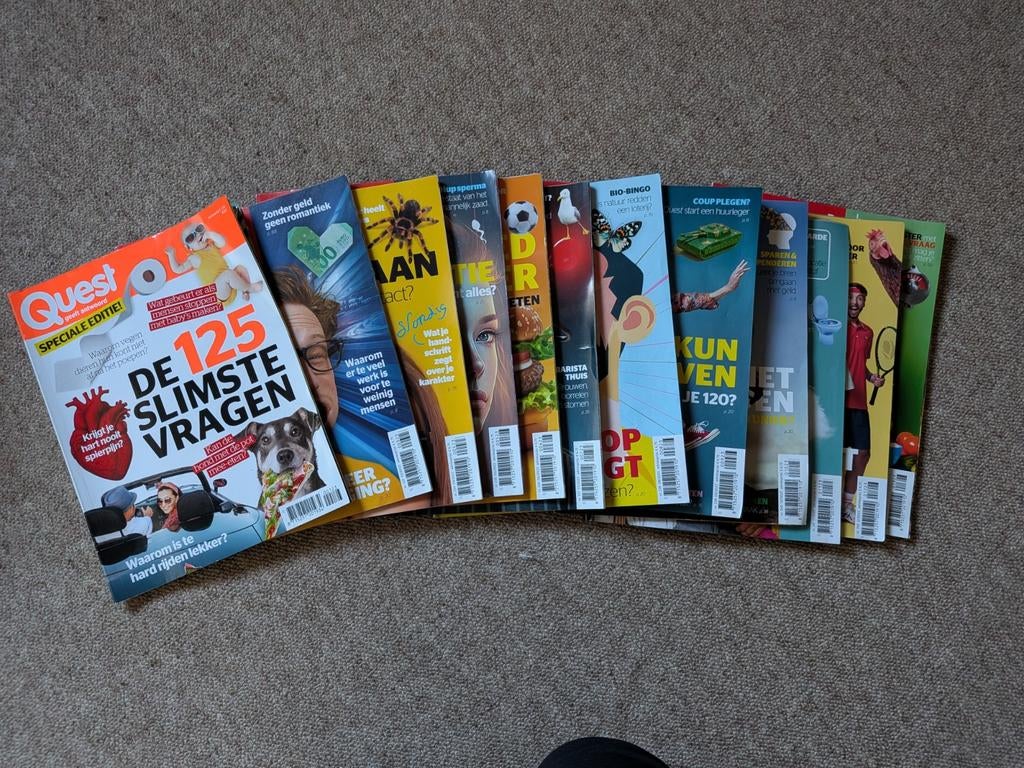 Quest tijdschriften jaargang 2023 (12 stuks), Ophalen of Verzenden, Gelezen, Wetenschap en Natuur