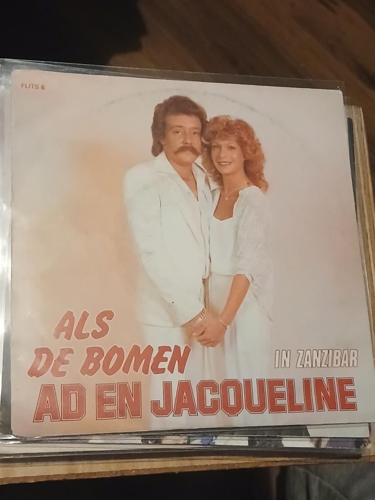 AD EN JACQUELINE als de bomen / in zanzibar, Ophalen of Verzenden, Zo goed als nieuw, Overige formaten, Levenslied of Smartlap