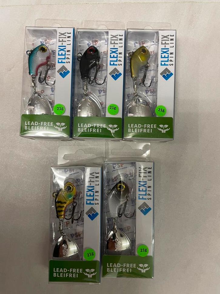 Spin jig van flexi-fix 7.8cm/21g, Watersport en Boten, Hengelsport | Roofvissen, Nieuw, Ophalen of Verzenden