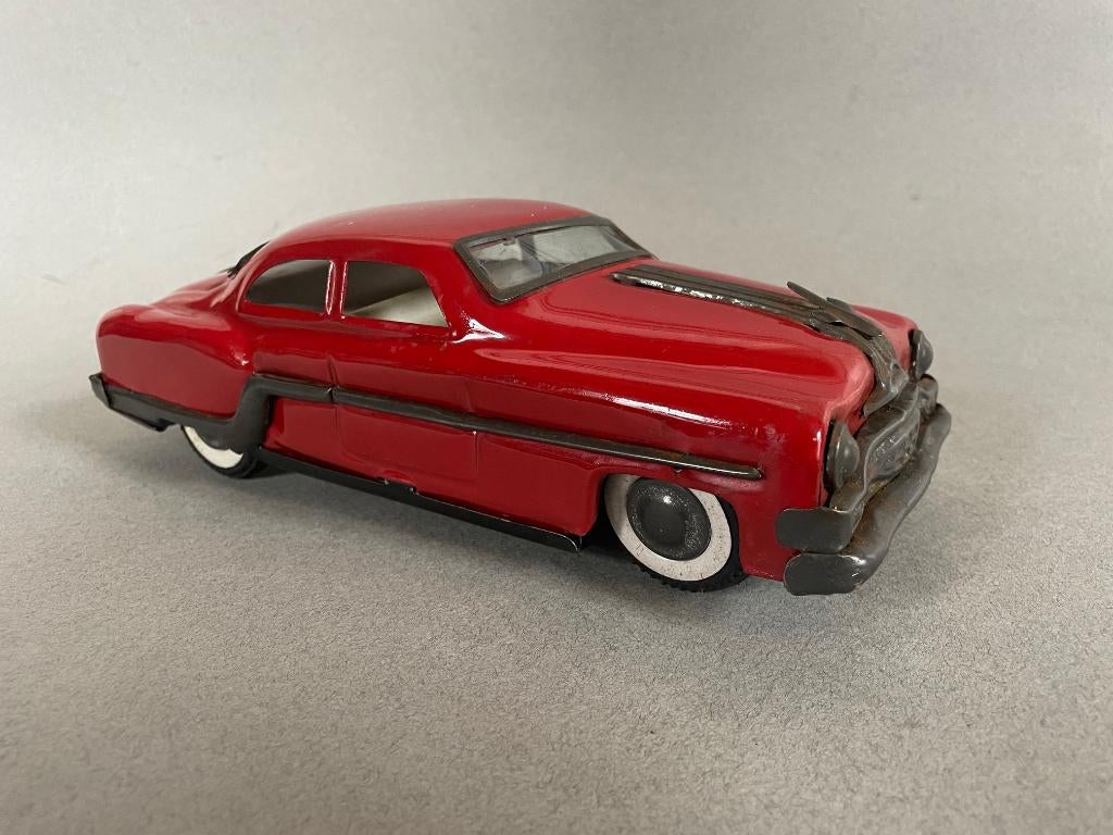 Antieke blikken auto Pontiac de luxe minister uit 1953/54, Antiek en Kunst, Antiek | Speelgoed, Ophalen of Verzenden