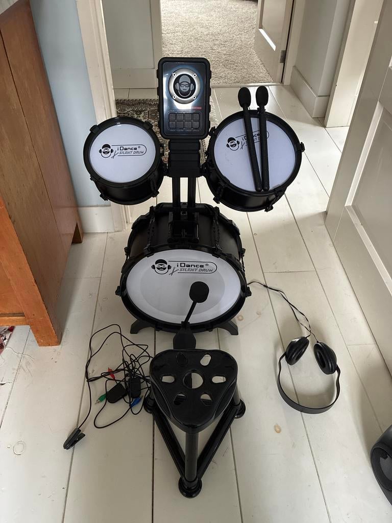 iDance Silent Drum elektronisch drumstel, Muziek en Instrumenten, Drumstellen en Slagwerk, Ophalen, Gebruikt, Overige merken, Elektronisch