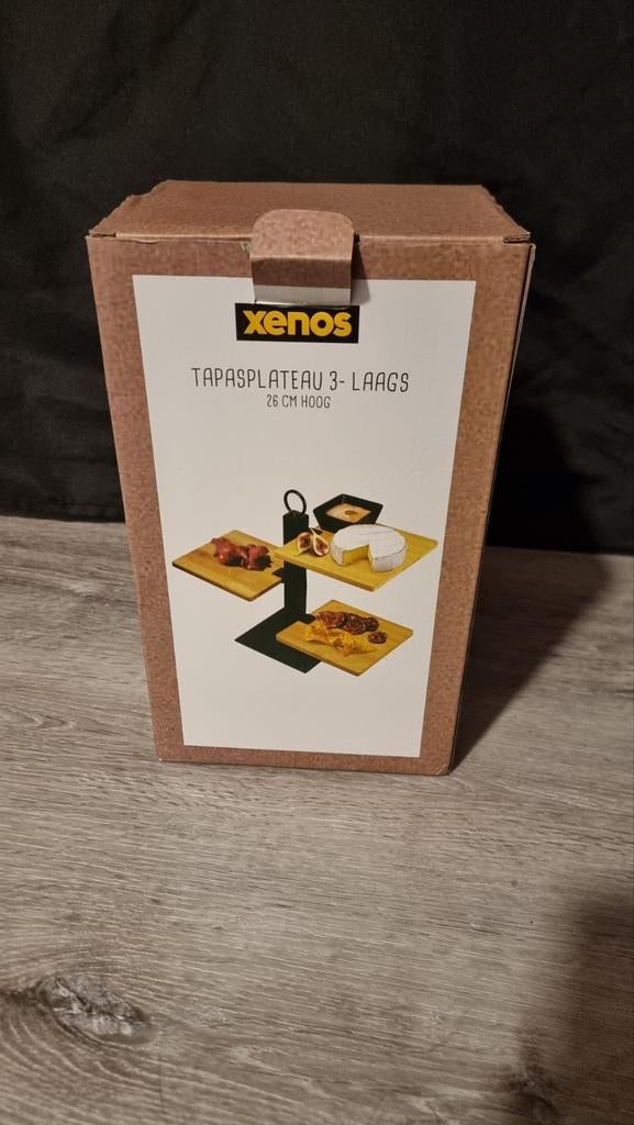 Xenos Tapasplateau 3-laags - Nieuw in verpakking, Ophalen of Verzenden, Nieuw