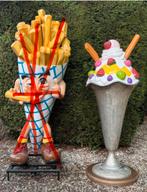 IJscoupe 165 cm XXL stoepbord ijsco hoorn IJshoorn ijs, Ophalen, Zo goed als nieuw