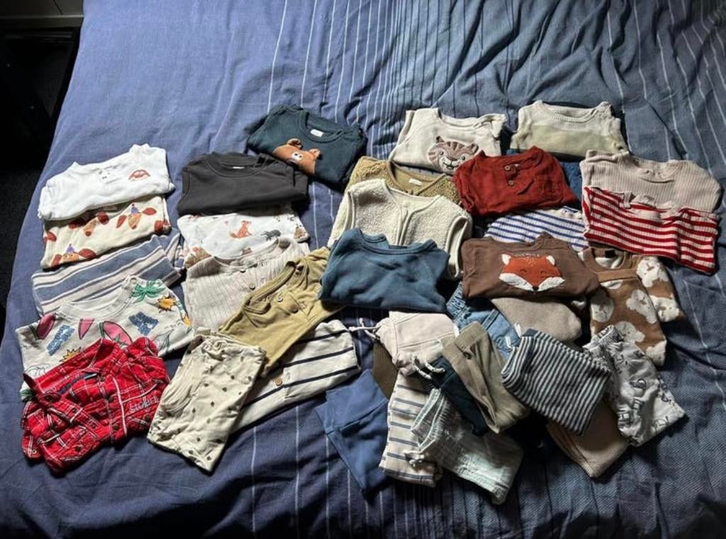 Baby jongens kleding pakket maatje 62/68! Meer dan 50 stuks!, Ophalen, Zo goed als nieuw, Maat 68