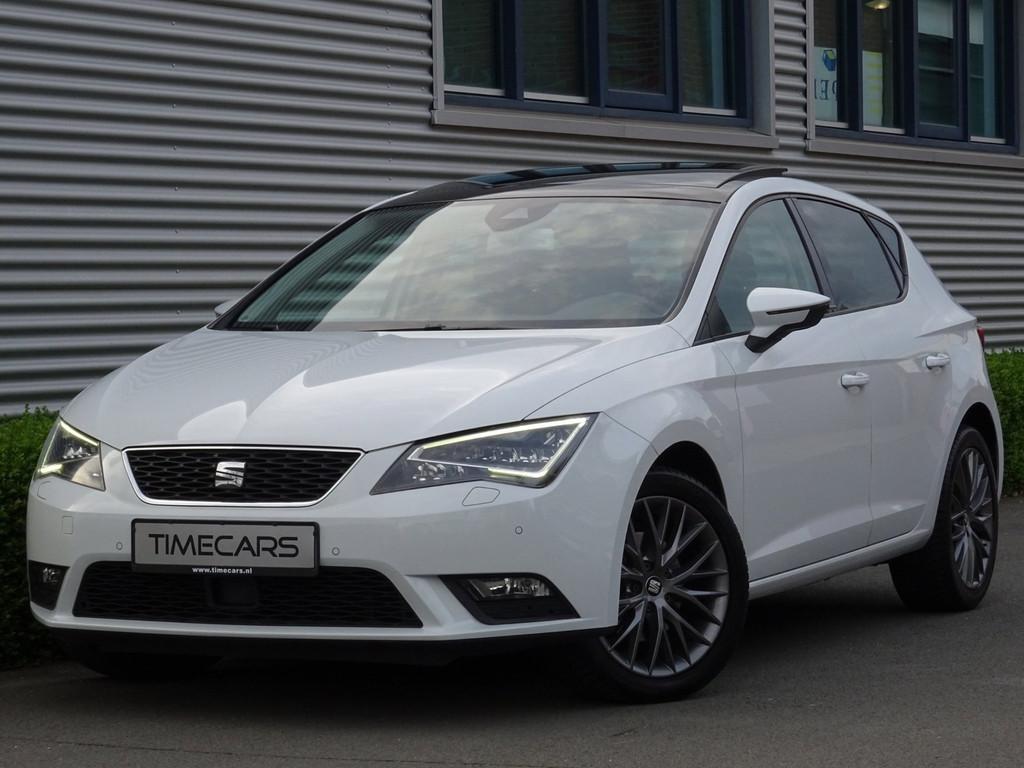 Seat Leon 1.2 TSI 110PK I-Tech Panoramadak LED Leder Sound, Auto's, Seat, Voorwielaandrijving, Gebruikt, Euro 6, 4 cilinders