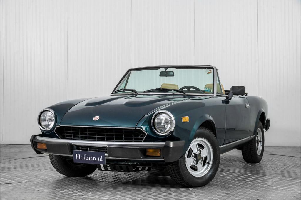 Fiat 124 Spider 2000 . (bj 1980), Auto's, Fiat, Gebruikt, 4 cilinders, Cabriolet, Leder