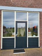 Buitendeur, groot kozijn, glaswand met buitendeur, Ophalen, Gebruikt, Buitendeur, Glas