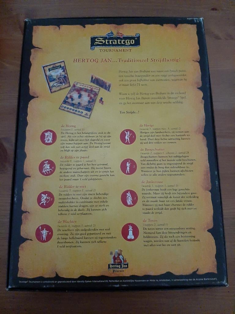 Stratego tournament bordspel hertog jan spel, Hobby en Vrije tijd, Gezelschapsspellen | Bordspellen, Ophalen of Verzenden