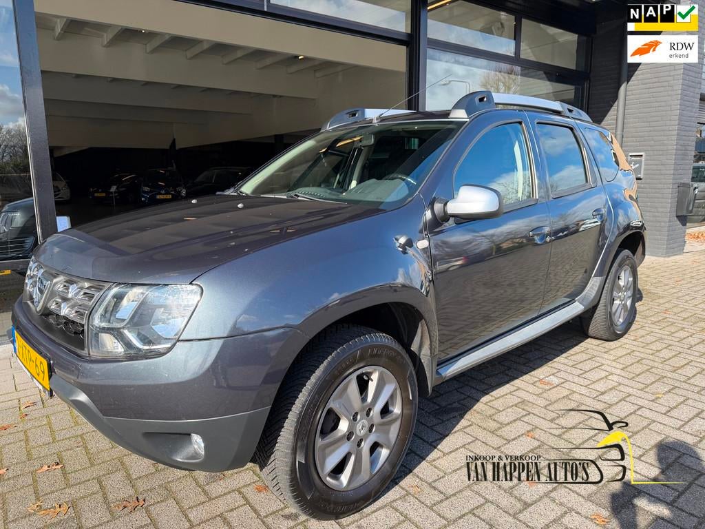 Dacia Duster 1.2 TCe 4x2 Prestige / apk 3-2027, Auto's, Dacia, Voorwielaandrijving, Euro 5, Gebruikt, Zwart