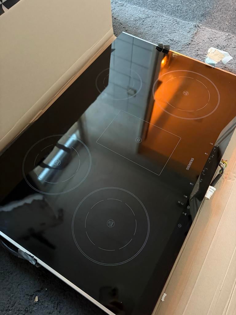 Siemens Inductie Kookplaat - 5 Zones, Ophalen, Gebruikt, Inbouw, Inductie