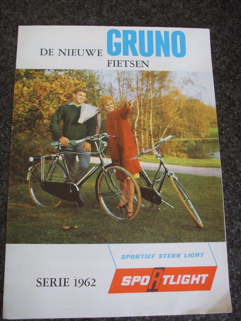 Gruno oldtimerrijwielen Uden 1962 folder, Verzenden, Zo goed als nieuw