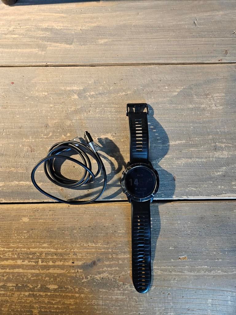 Garmin Fenix 6X Pro - Gebruikt, inclusief oplaadkabel, Ophalen, Gebruikt, Zwart, Garmin
