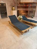 4 zo goed als nieuwe ligbedden voor in de tuin, Ophalen of Verzenden, Zo goed als nieuw, Hout