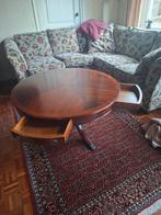 Prachtige houten salontafel met vier lades. Vintage cq klass, 100 tot 150 cm, Zo goed als nieuw, Kersenhout, Minder dan 50 cm