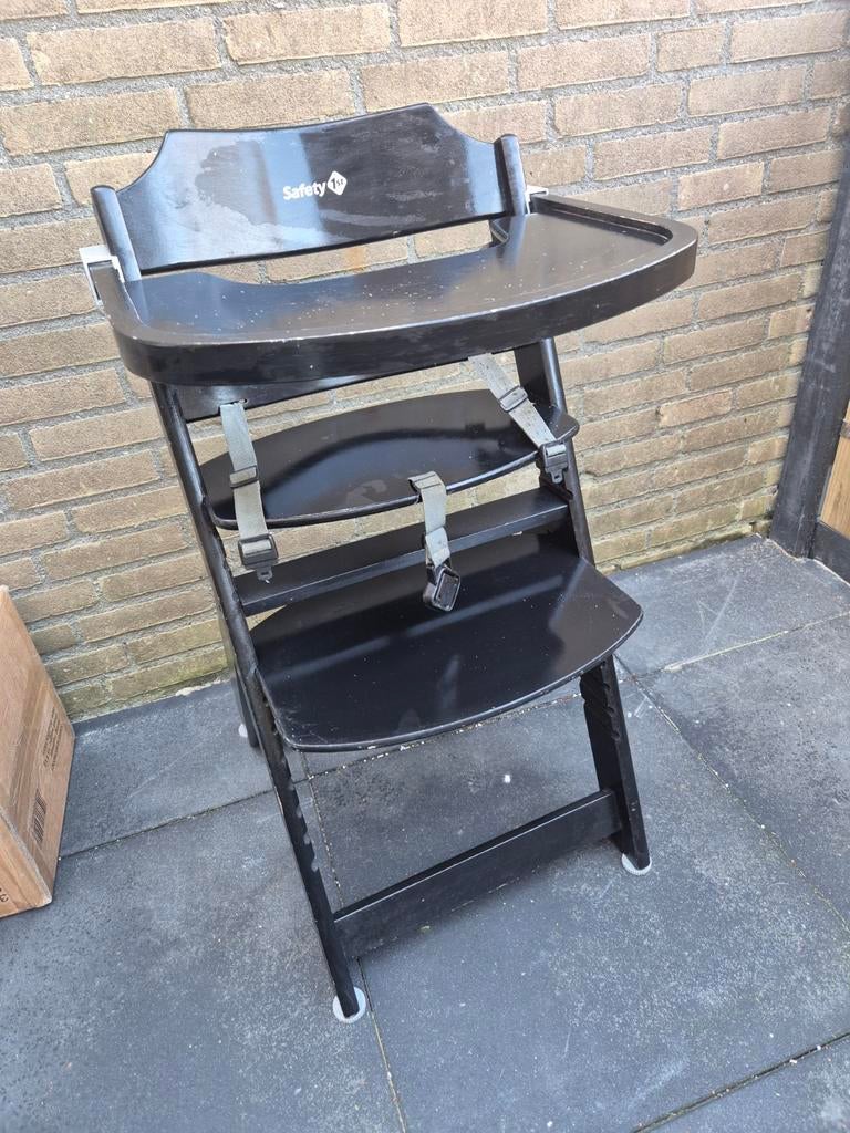 Safety 1st Meegroeistoel - Zwart, Kinderen en Baby's, Kinderstoelen, Gebruikt, Meegroeistoel, Gordel(s), Ophalen of Verzenden
