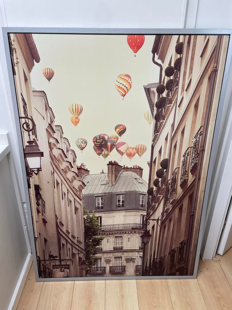 Wand schilderij IKEA met luchtballonnen, Huis en Inrichting, Woonaccessoires | Schilderijen, Tekeningen en Foto's, Gebruikt, Schilderij