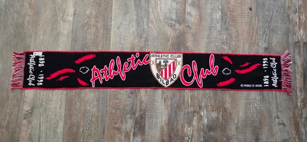 Sjaal Athletic Bilbao, Ophalen of Verzenden, Zo goed als nieuw, Buitenlandse clubs, Vaantje of Sjaal