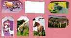 9728) paarden, ezels en zebra's labeltjes 10 cent per stuk, Ophalen of Verzenden, Zo goed als nieuw, Paard, Overige typen