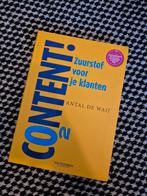 CONTENT! Zuurstof voor je klanten - Antal de Waij, Boeken, Gelezen, Gamma, HBO, Antal de Waij