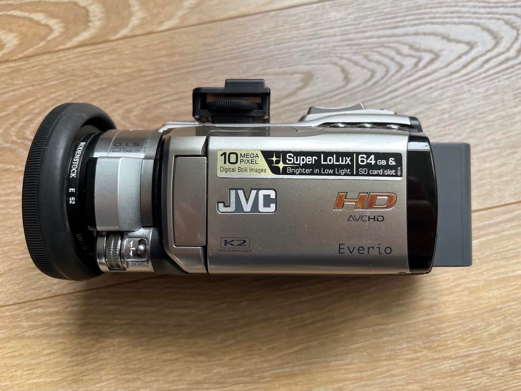 JVC GZ-HM 1SE Everio, met Boya shotgun microfoon, Ophalen of Verzenden, Gebruikt, JVC, 20x of meer