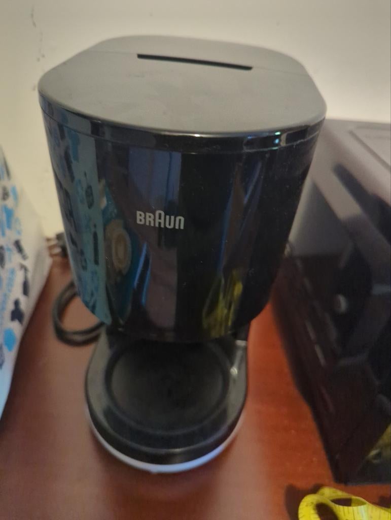Braun Koffiezetapparaat - Zwart, Goede Staat, Ophalen, Gebruikt, 10 kopjes of meer, Koffiemachine