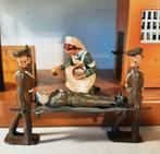 Spoor 0 - 1 tin militair brancard + elastolin verpleegster, Antiek en Kunst, Ophalen of Verzenden