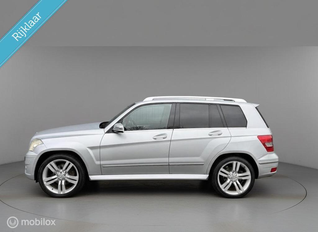 Mercedes GLK-klasse GLK280 4-Matic Aut Cruise Xenon Navi Apk, Auto's, Gebruikt, Zwart, 2000 kg, Leder en Stof