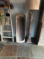 Mooie houten trog - Rustieke decoratie, Ophalen of Verzenden