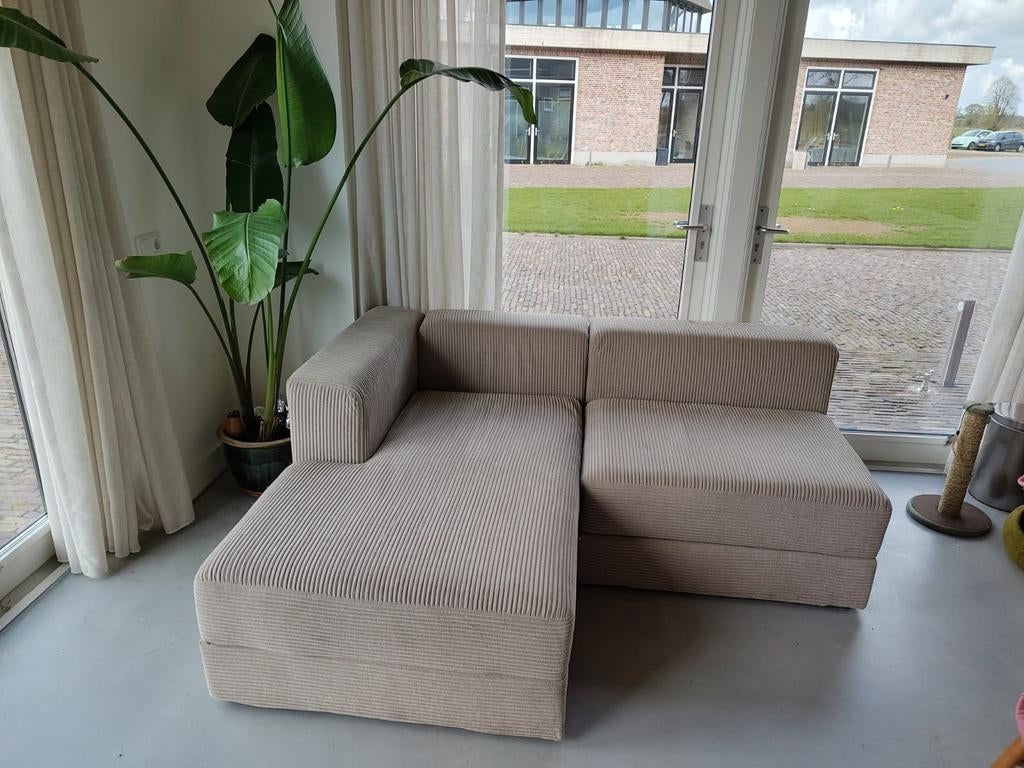 Ikea Jattebo hoezen beige corduroy en armsteun, Ophalen of Verzenden, Zo goed als nieuw, Minder dan 150 cm