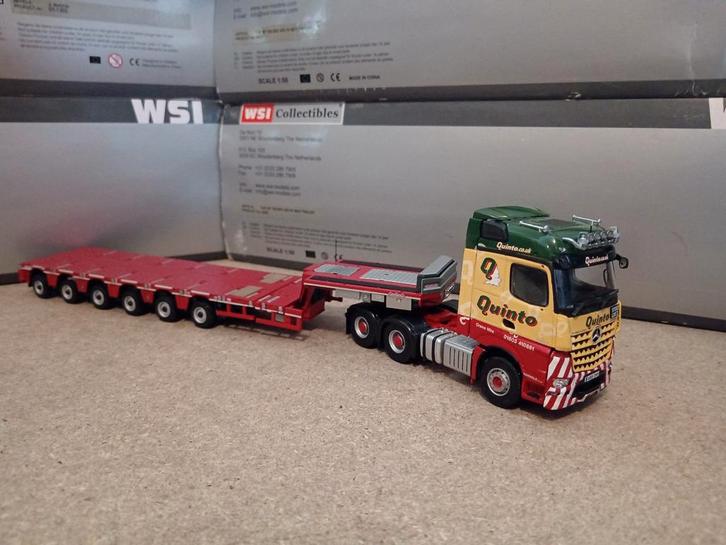 Mercedes Actros dieplader Quinto IMC, Hobby en Vrije tijd, Modelauto's | 1:50, Nieuw, Bus of Vrachtwagen, Ophalen of Verzenden