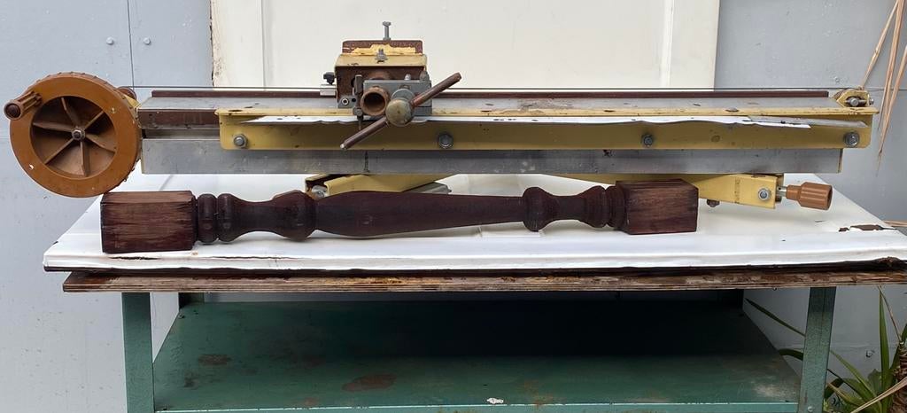 Scheppach kopieer voor houtdraabank, Ophalen, Zo goed als nieuw, Metaaldraaibank