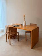 Vintage 70s Apeldoorn Bureau pine desk table, Ophalen of Verzenden, Gebruikt