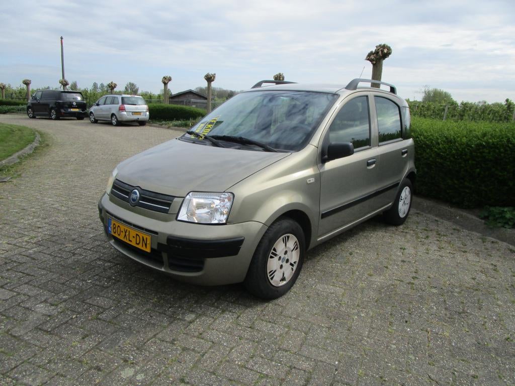Fiat Panda 1.2 44KW 60PK 2007 Beige, Voorwielaandrijving, Stof, Beige, Origineel Nederlands