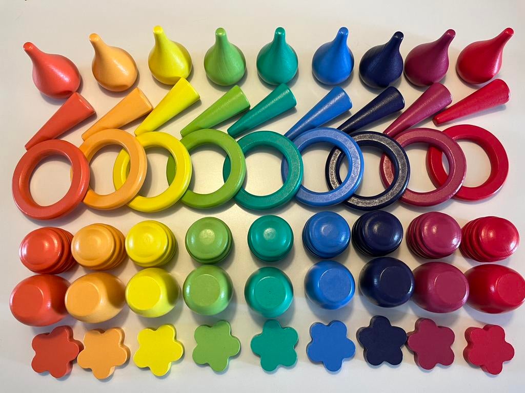 Hanson open einde loose parts in sorteerbak NIEUW sensorisch, Ophalen of Verzenden, Nieuw, Overige merken