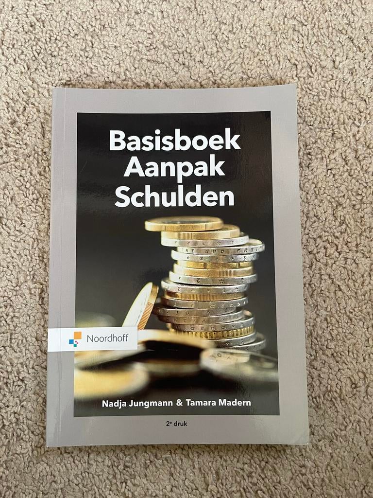 Basisboek Aanpak Schulden, Boeken, Ophalen of Verzenden, Gamma, Nieuw, HBO