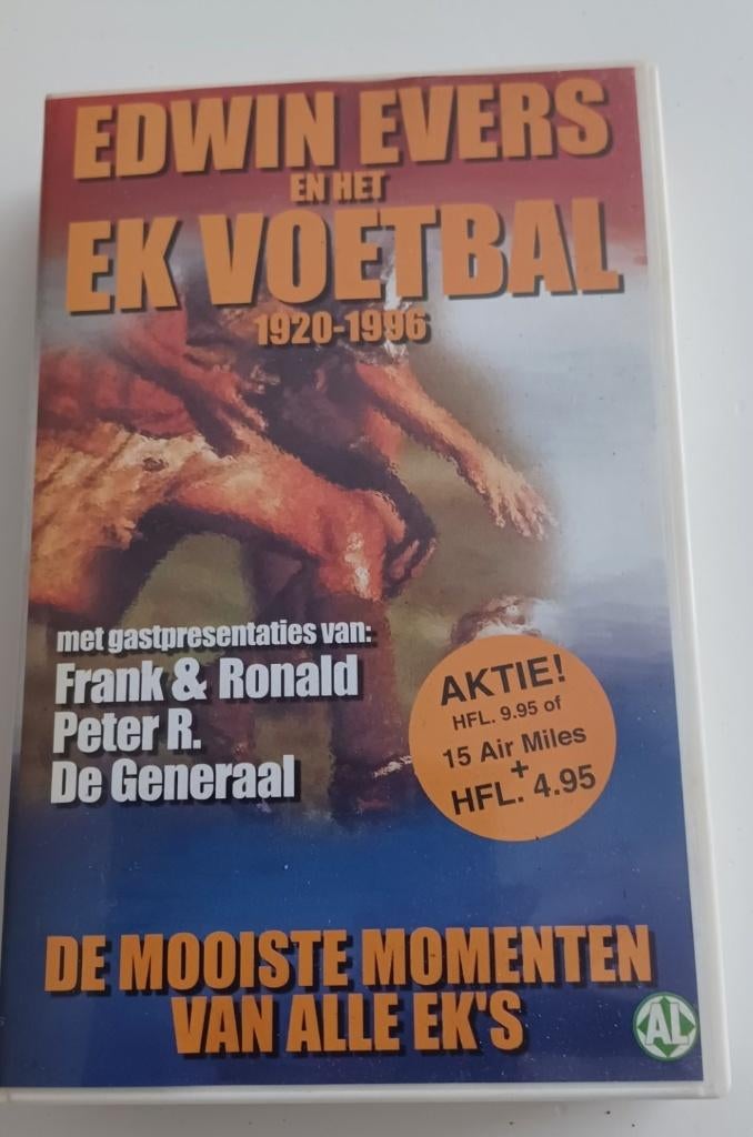 EK voetbal 1920 - 1996 op VHS, Alle leeftijden, Ophalen of Verzenden, Gebruikt, Nederlandstalig