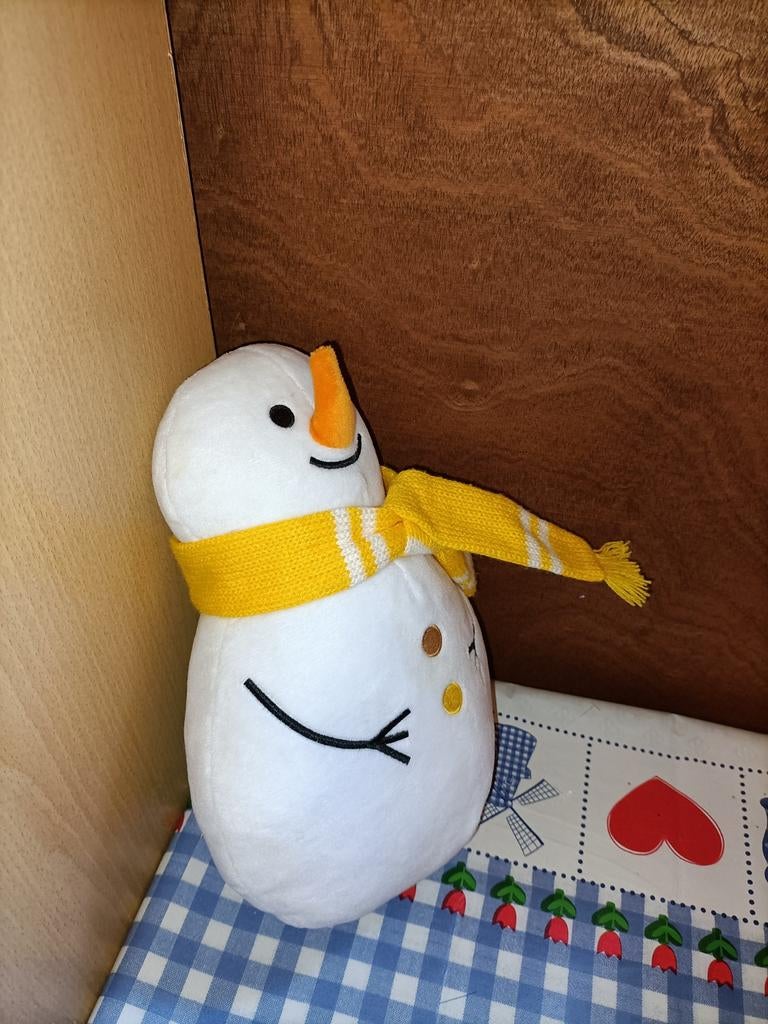 Jumbo supermarkt Wons knuffel sneeuwpop 26 cm, Kinderen en Baby's, Ophalen of Verzenden, Zo goed als nieuw, Overige typen