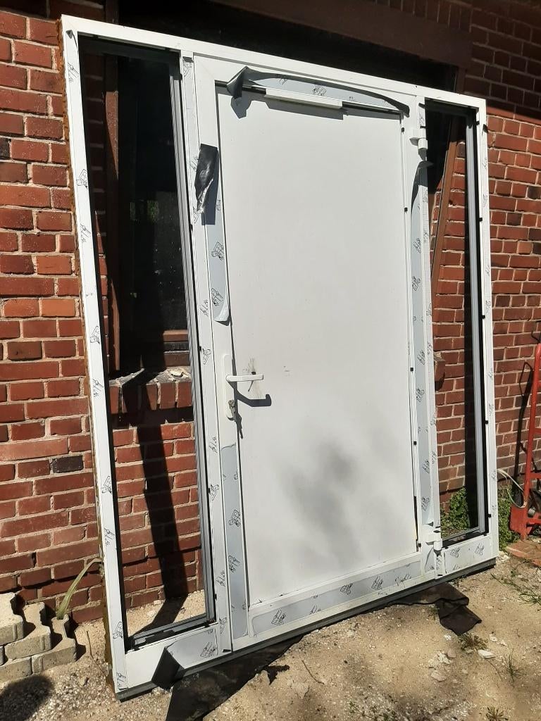 Alluminium buitendeur, Doe-het-zelf en Verbouw, Deuren en Horren, Ophalen, Gebruikt, 120 cm of meer, Buitendeur