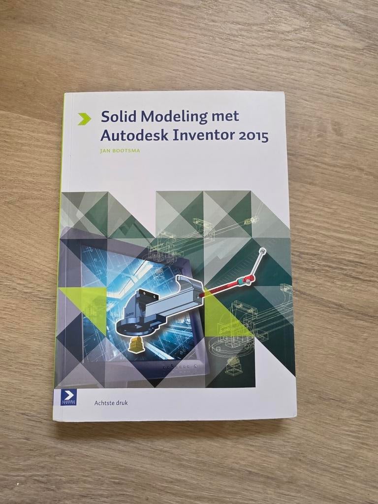 Solid Modeling met Autodesk Inventor 2015 - Jan Bootsma, Zo goed als nieuw, Jan Bootsma, Beta, HBO