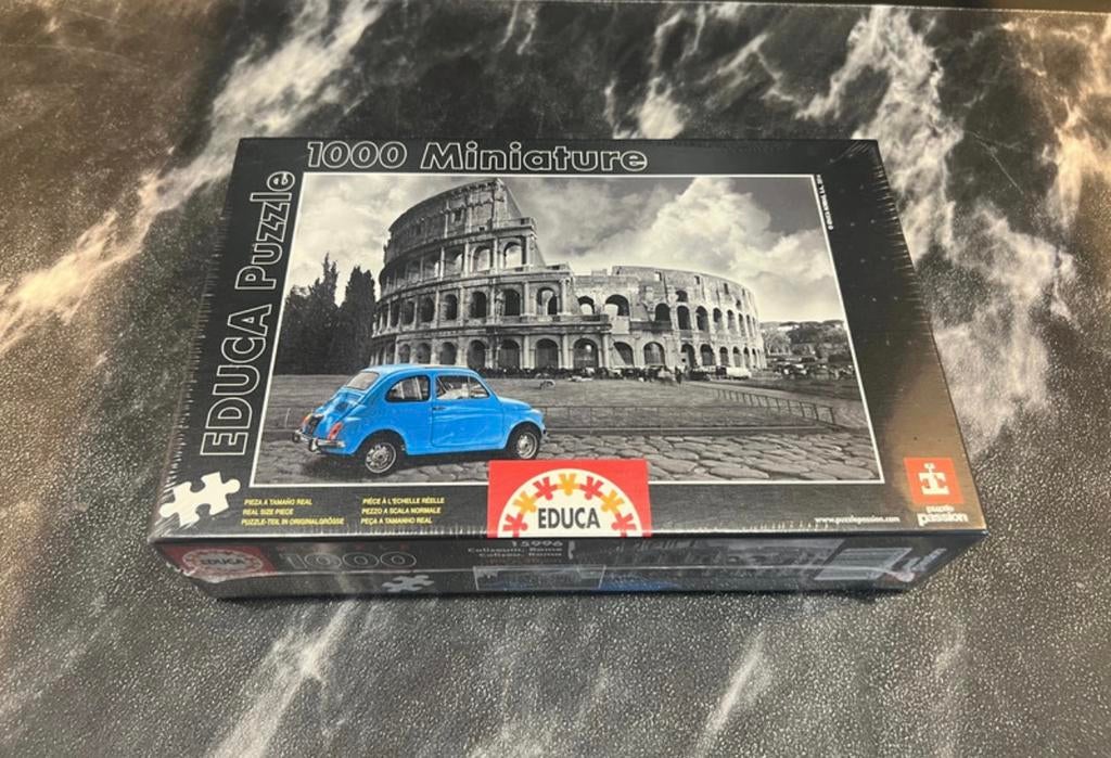 Nieuw in seal Educa puzzel 1000 stukjes mini puzzel Rome, Ophalen of Verzenden, 500 t/m 1500 stukjes, Zo goed als nieuw