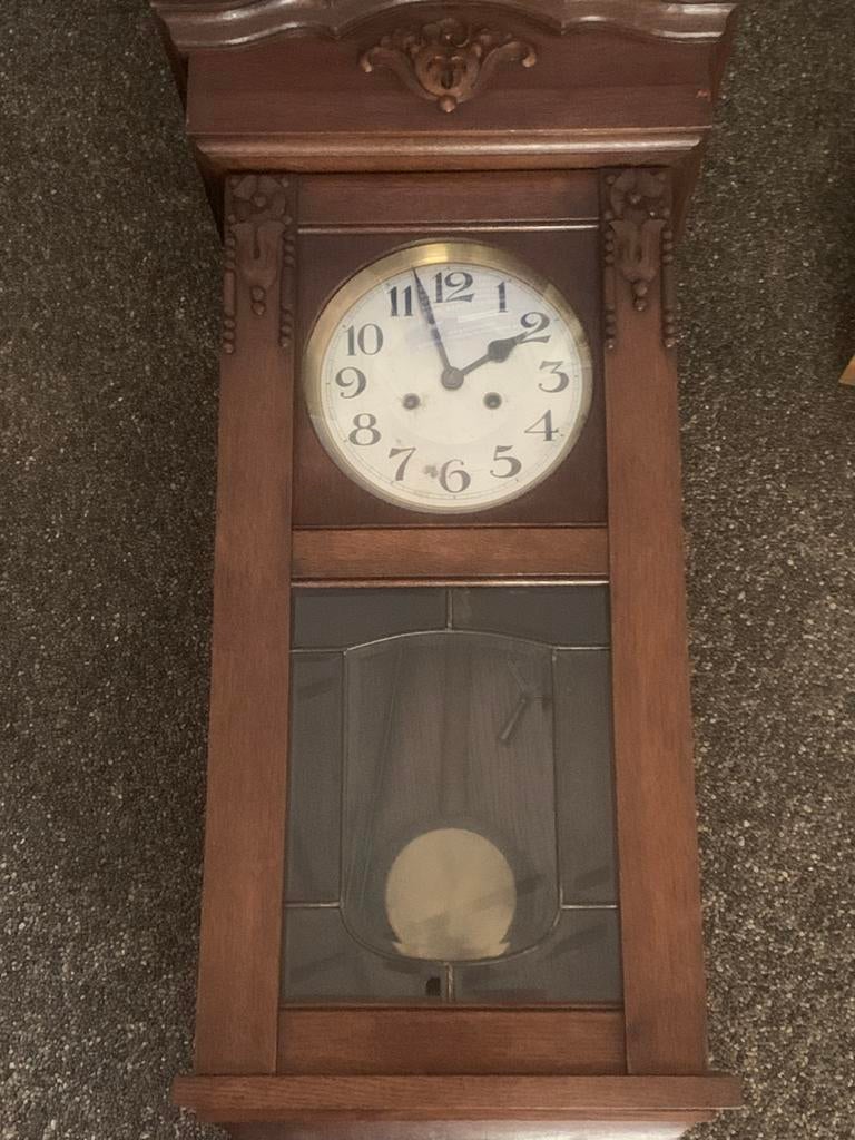 Massief eiken keukenklok, Ophalen of Verzenden