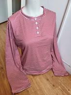 Nieuw Oversized Longsleeve Rood-Wit Gestreepte Top Maat S, Nieuw, Ophalen of Verzenden, Lange mouw, Maat 36 (S)