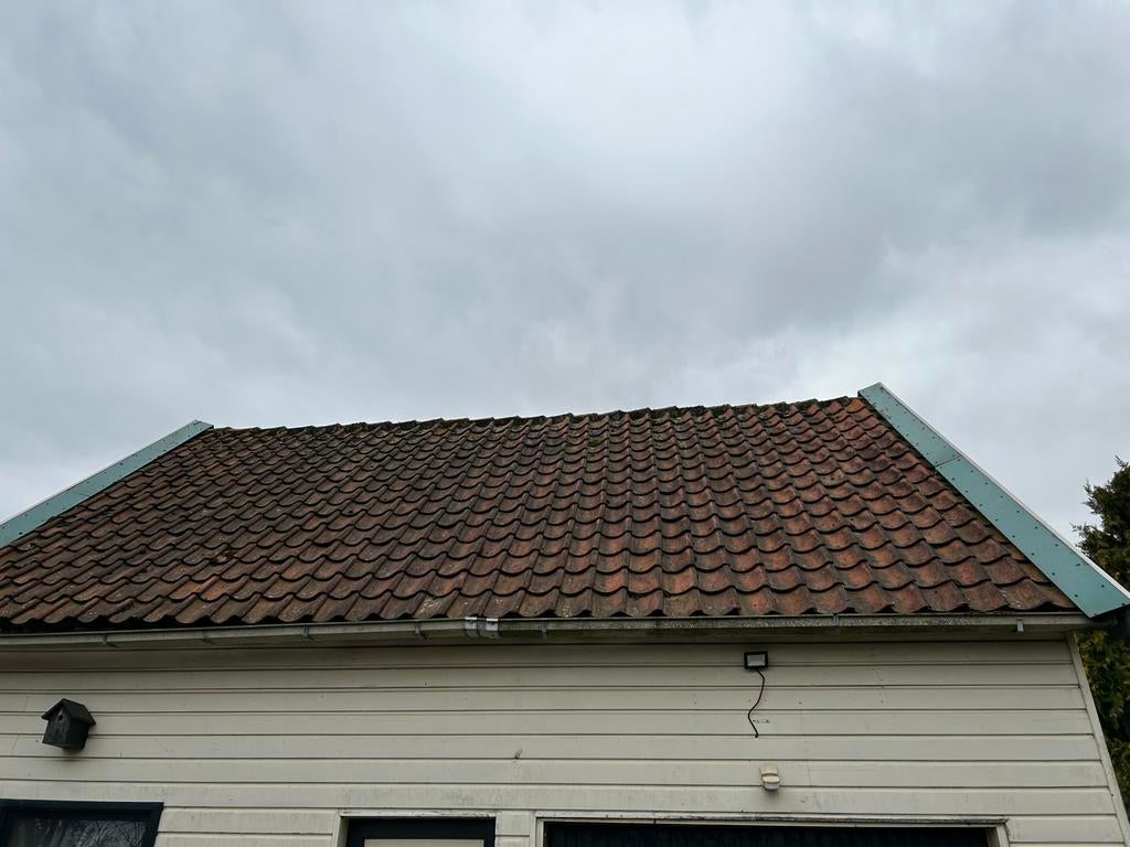 Oude holle dakpannen - Authentieke uitstraling, Doe-het-zelf en Verbouw, Dakpannen en Dakbedekking, Ophalen, Gebruikt, Steen of Klei